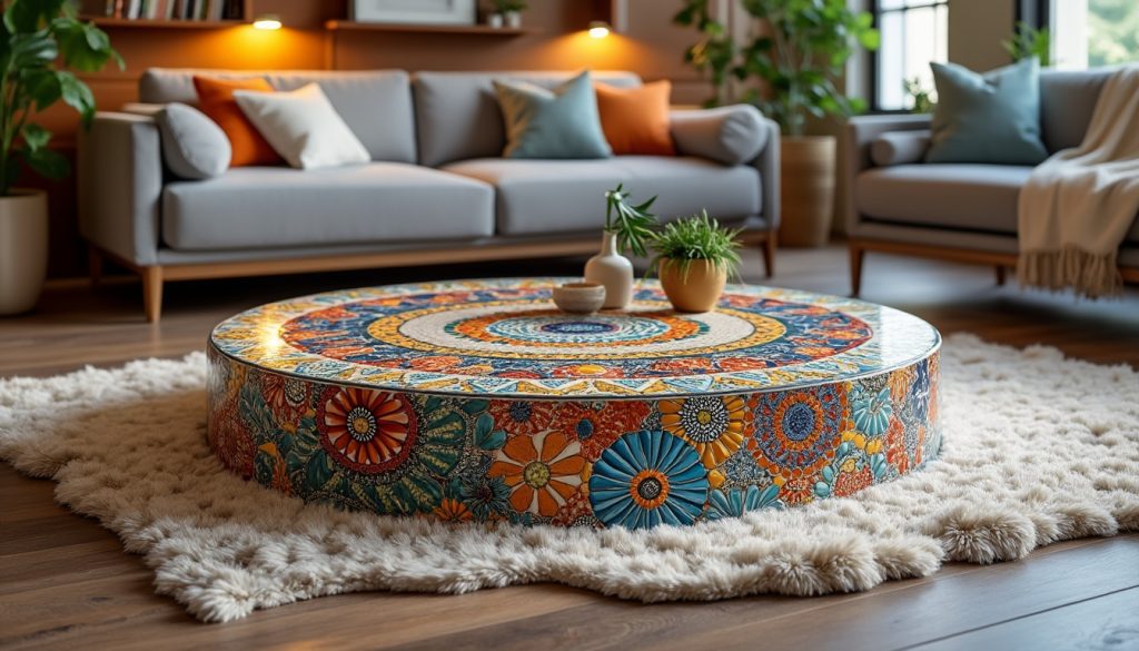 découvrez comment réaliser facilement une superbe mosaïque pour personnaliser votre table basse diy. suivez nos étapes pour un résultat unique et coloré qui apportera du style à votre intérieur !
