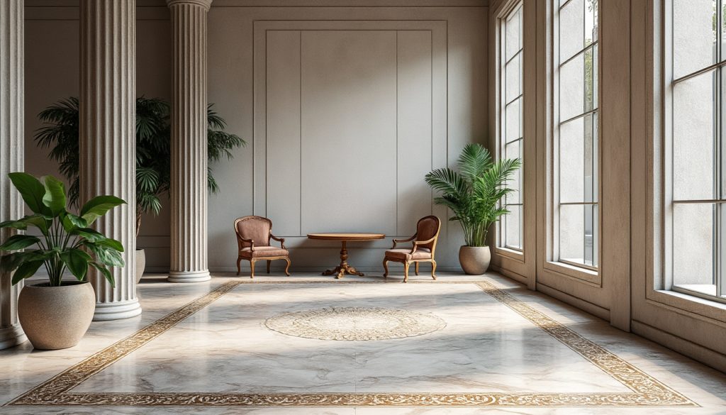 explorez comment le style antique réinvente les intérieurs contemporains à travers l’alliance du marbre et du béton ciré. découvrez des inspirations déco entre tradition et modernité.