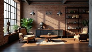 découvrez comment l’alliance de l’antiquité et du design industriel transforme les espaces en lieux uniques, alliant charme rétro et modernité audacieuse pour une décoration harmonieuse et élégante.