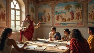 découvrez l’art des fresques romaines à travers une explication claire et détaillée, spécialement conçue pour les étudiants passionnés d’histoire et d’art antique.