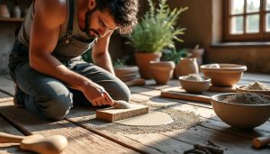 découvrez comment restaurer vos sols en utilisant des techniques antiques et écologiques, alliant savoir-faire traditionnel et respect de l'environnement pour un résultat durable et naturel.