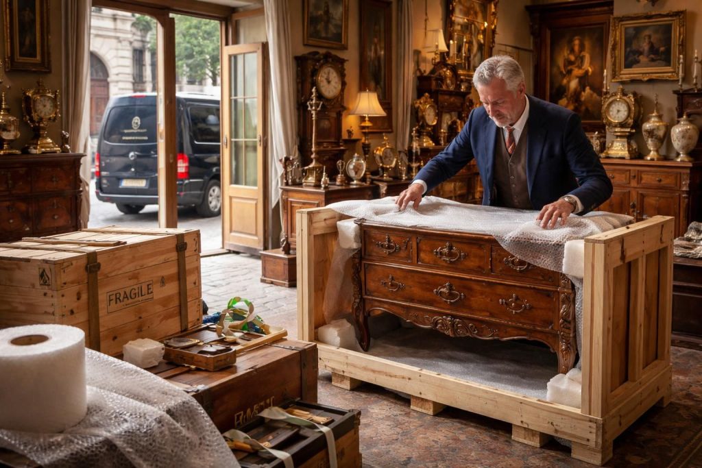 découvrez notre sélection d'antiquités européennes uniques, avec livraison internationale fiable et transport sécurisé pour vos achats en toute confiance.