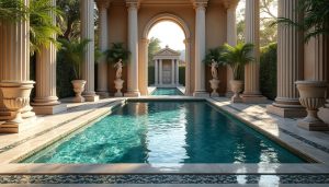 découvrez comment créer un bassin d’eau élégant et authentique, inspiré des magnifiques villas romaines, pour apporter charme et sérénité à votre jardin.